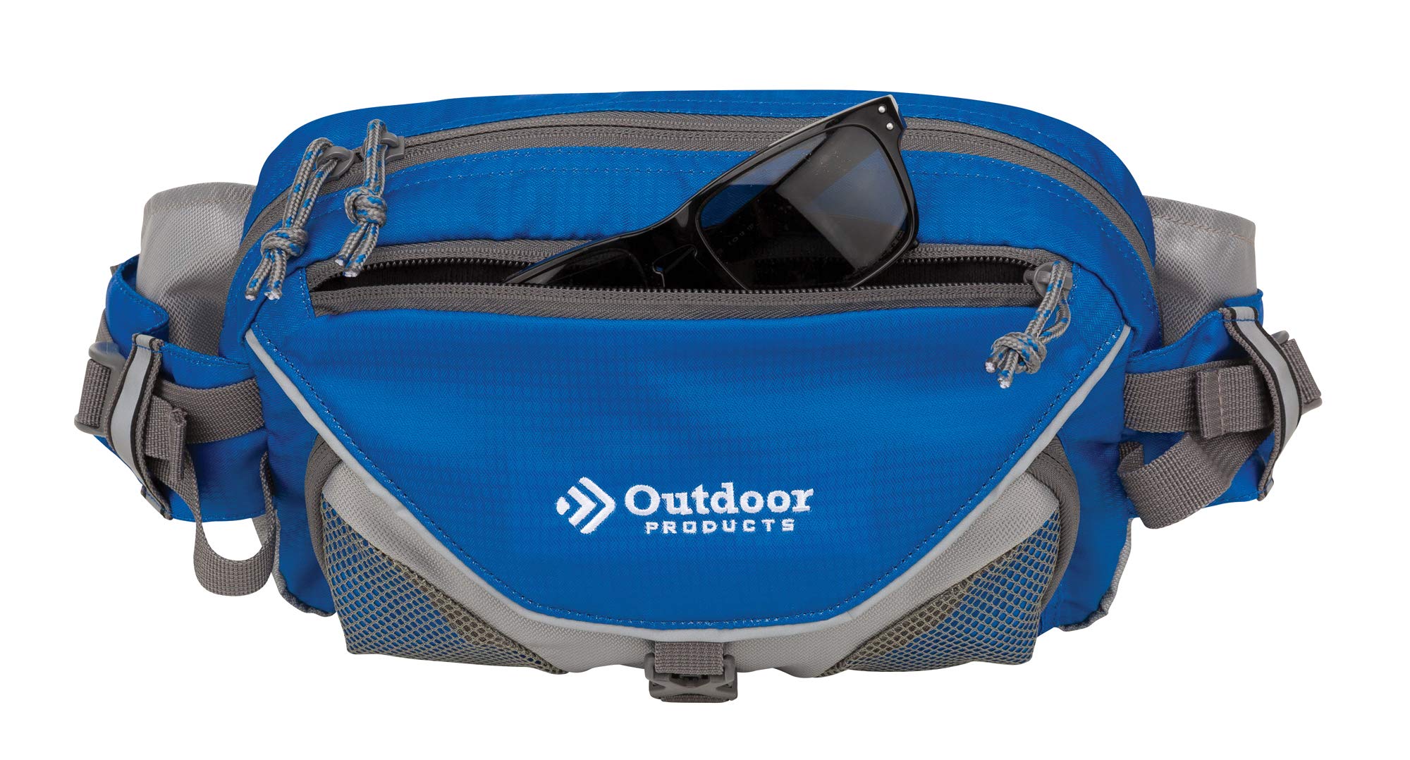 Outdoor Products Roadrunner waist pack side view highlights compact travel-friendly size.
