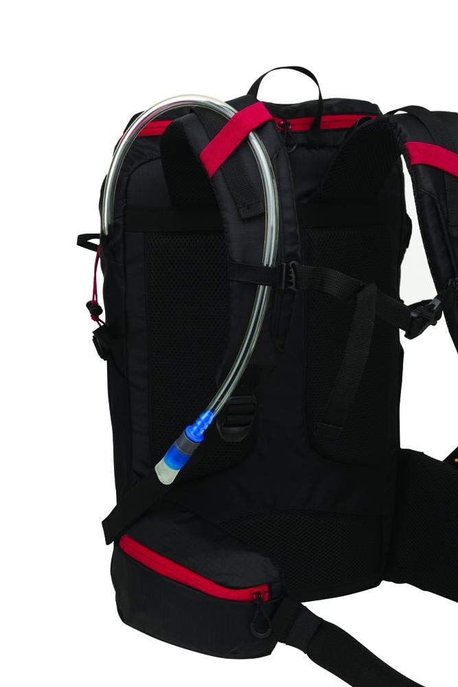 Outdoor Products Shasta 35L pack trekking pole holders support multi-sport transitions.
