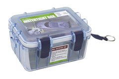 Outdoor Products Small Watertight Box keeps valuables dry during kayaking and beach trips