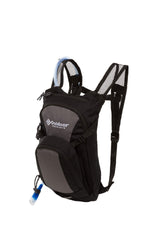Outdoor Products Tadpole hydration pack side view showing accessible pockets for essentials