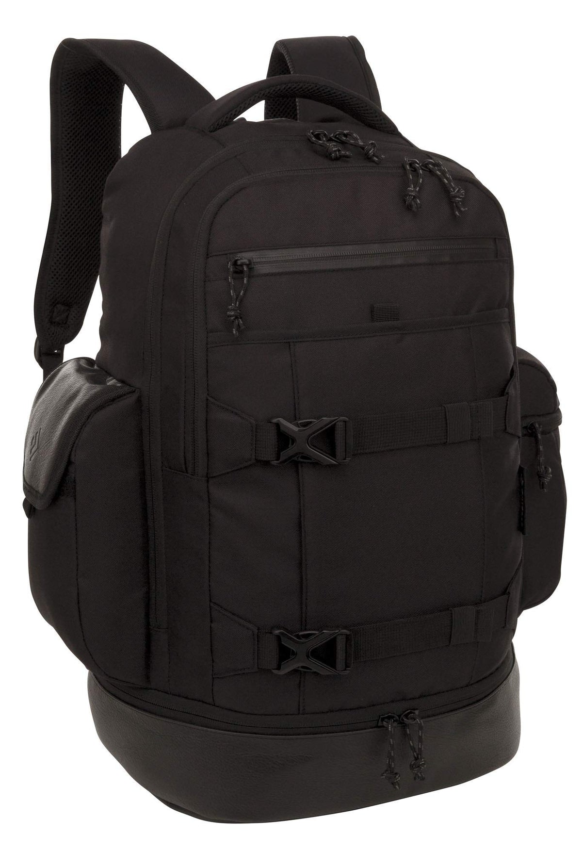 Outdoor Products Wayfarer Go Pack black front view showing spacious main compartment for gear