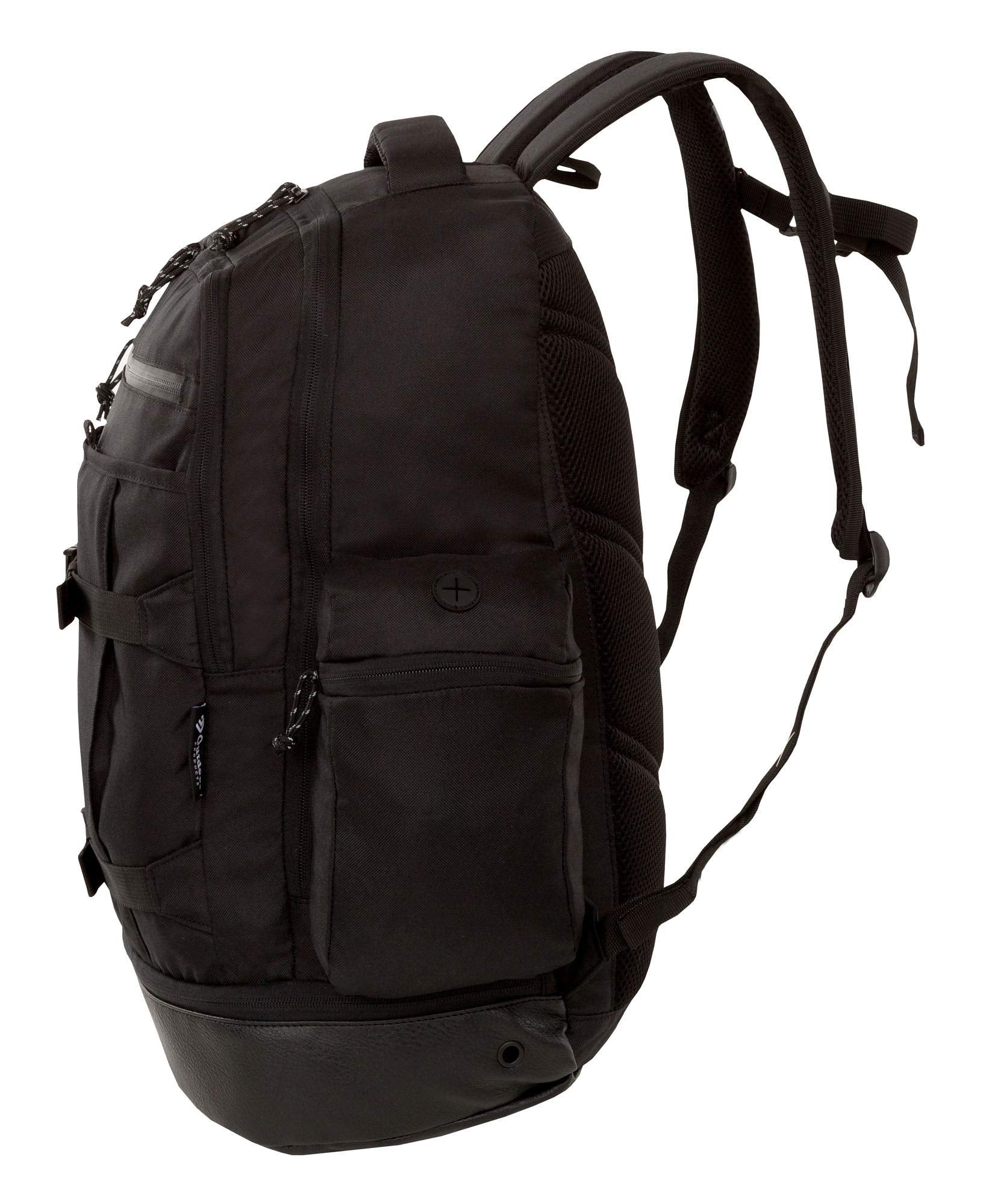 Outdoor Products Wayfarer Go Pack black shoulder strap and back panel for comfort