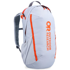 Outdoor Research Adrenaline Day Pack 20L titanium front view for everyday adventures