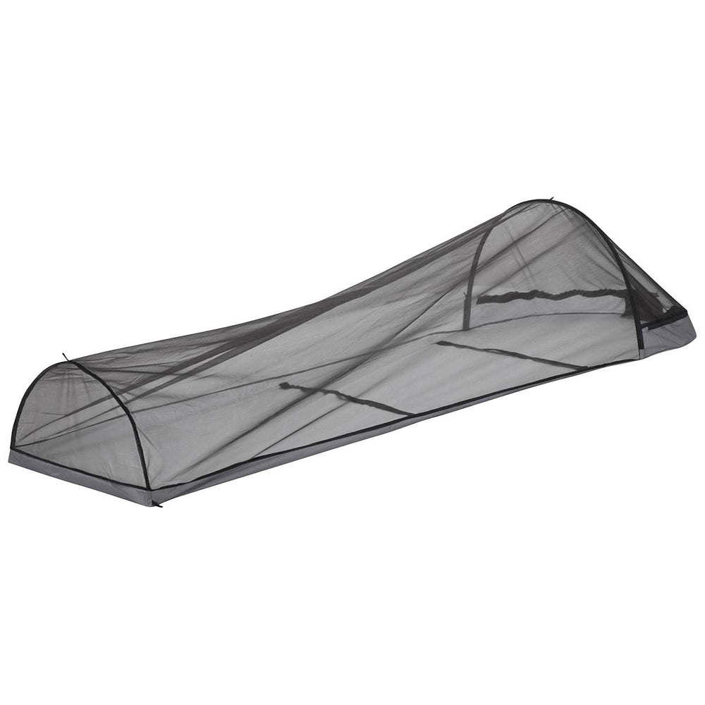 Outdoor Research Bug Bivy with mesh away from face for insect protection and breathable sleep