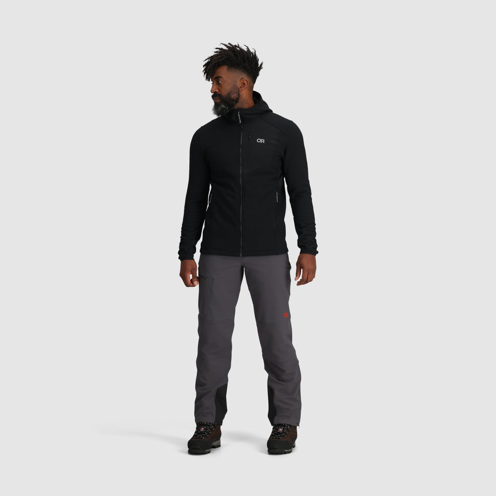 Outdoor Research Cirque III pants fabric closeup highlighting abrasion-resistant weave.
