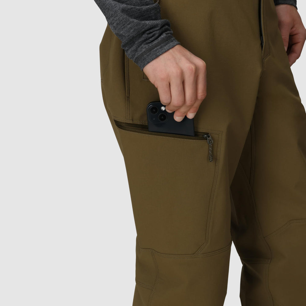Outdoor Research Cirque III Pants side-pocket view highlights convenient pockets for essential gear.