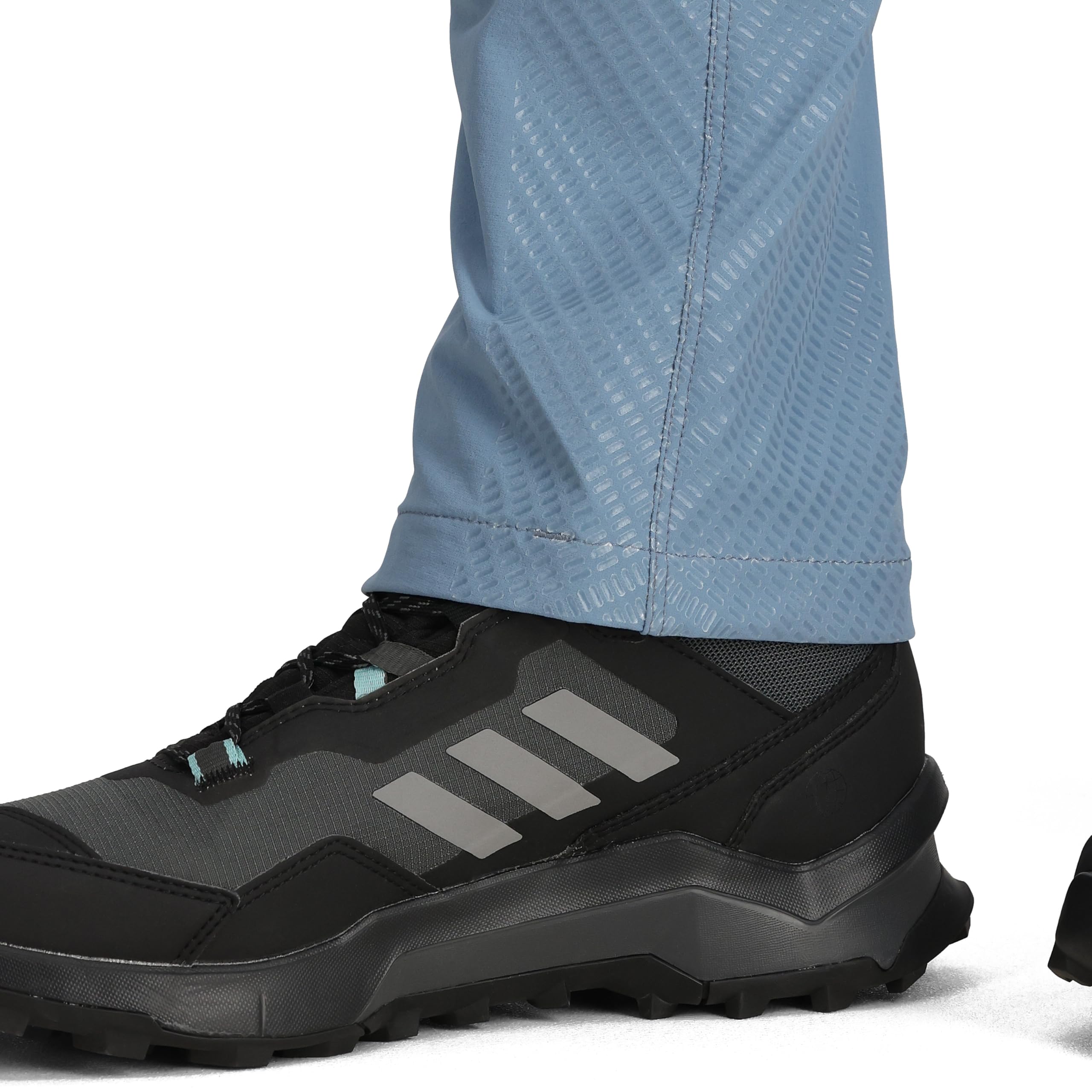 DWR finish on Outdoor Research Cirque Lite pants to shed light moisture and abrasion
