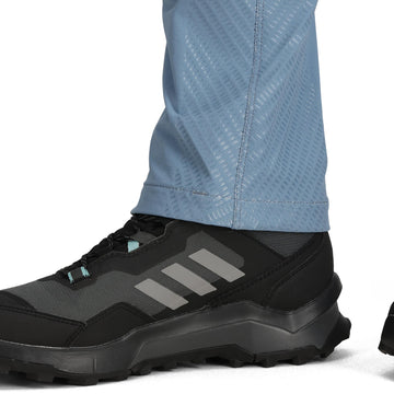DWR finish on Outdoor Research Cirque Lite pants to shed light moisture and abrasion