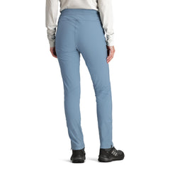 Fabric close-up of Outdoor Research Cirque Lite pants showing bluesign-approved nylon