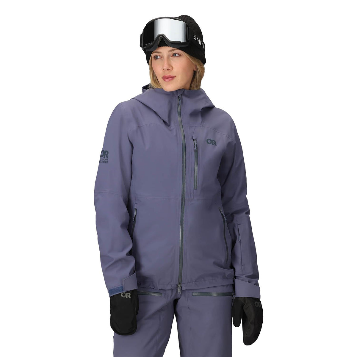 Outdoor Research Cloudchaser 3L jacket with summit hood protects against wind and rain