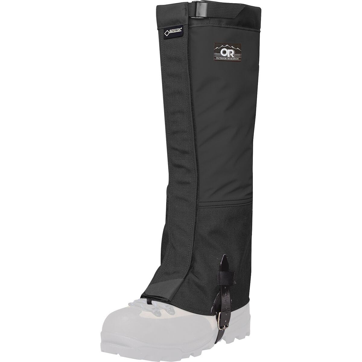 Outdoor Research Crocodile Classic Gaiters Wide protect boots on wet, muddy trails