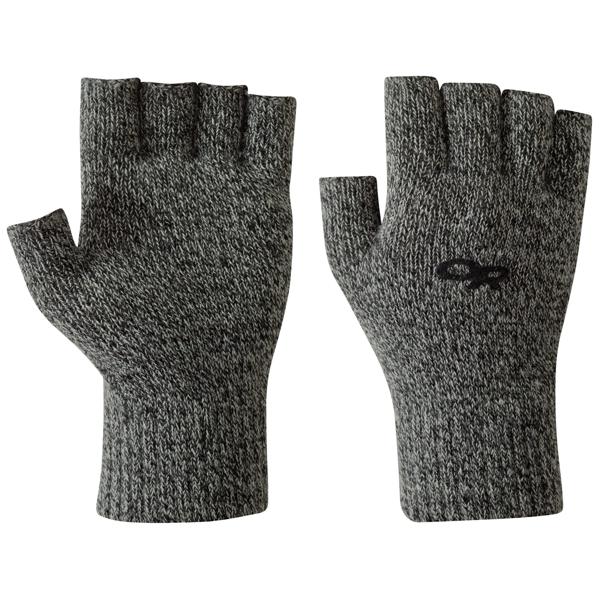 Outdoor Research Fairbanks Fingerless Gloves in Charcoal, size L/XL