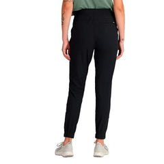 Outdoor Research Ferrosi Joggers waistband with exterior drawcord for an adjustable, secure fit
