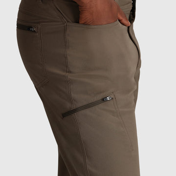 Outdoor Research Ferrosi pants pocket detail for easy access on trail