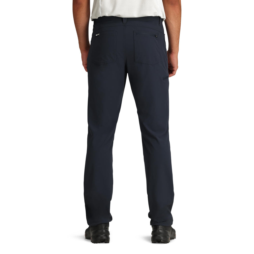 Outdoor Research Ferrosi pants dark navy back view showing durable construction