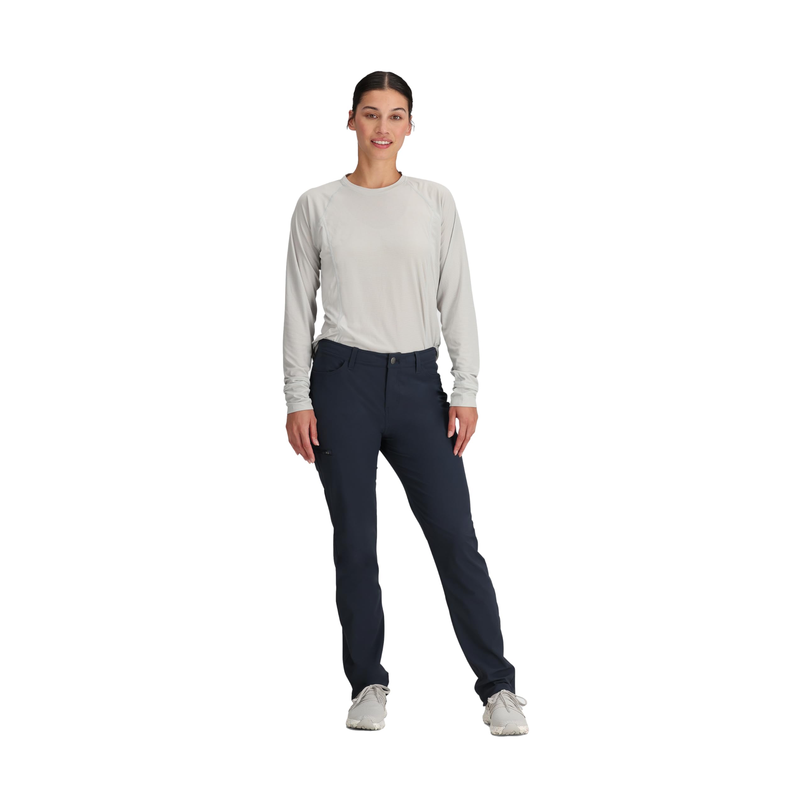 Outdoor Research Ferrosi pants fabric detail highlighting abrasion resistance and stretch