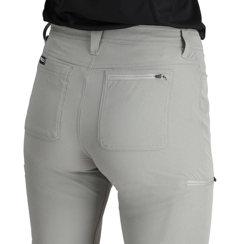 Outdoor Research Ferrosi Pants short inseam pocket detail; secure storage for essentials