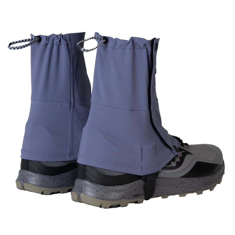 Outdoor Research Ferrosi Trail Gaiters side view highlighting breathable fabric and flexible fit.