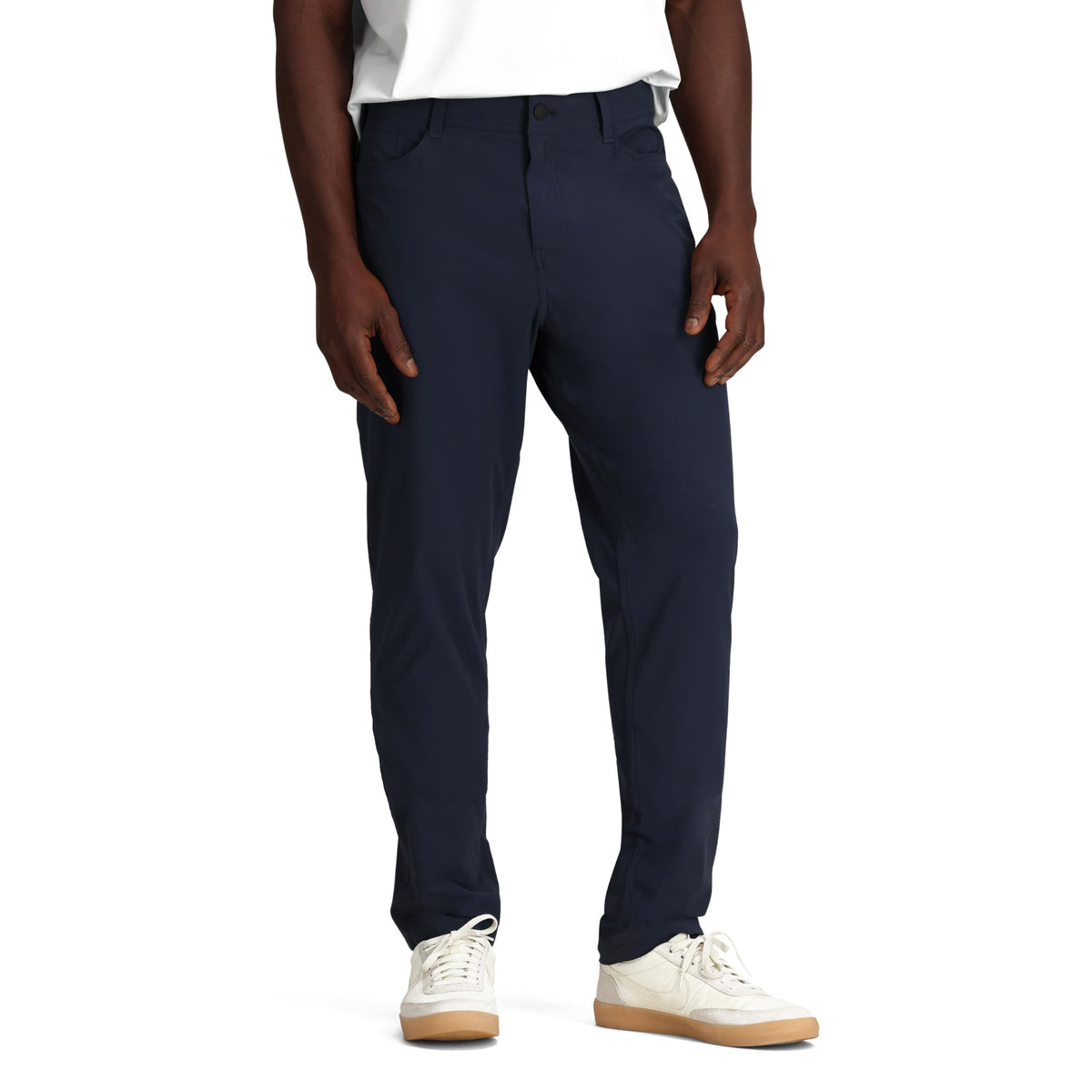 Outdoor Research Ferrosi Transit Pants front view for hiking comfort and durability.