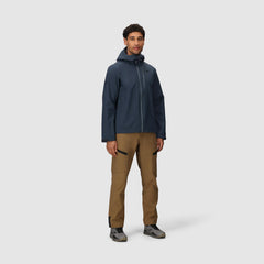 Outdoor Research Foray 3L jacket back hem vent enhances breathability