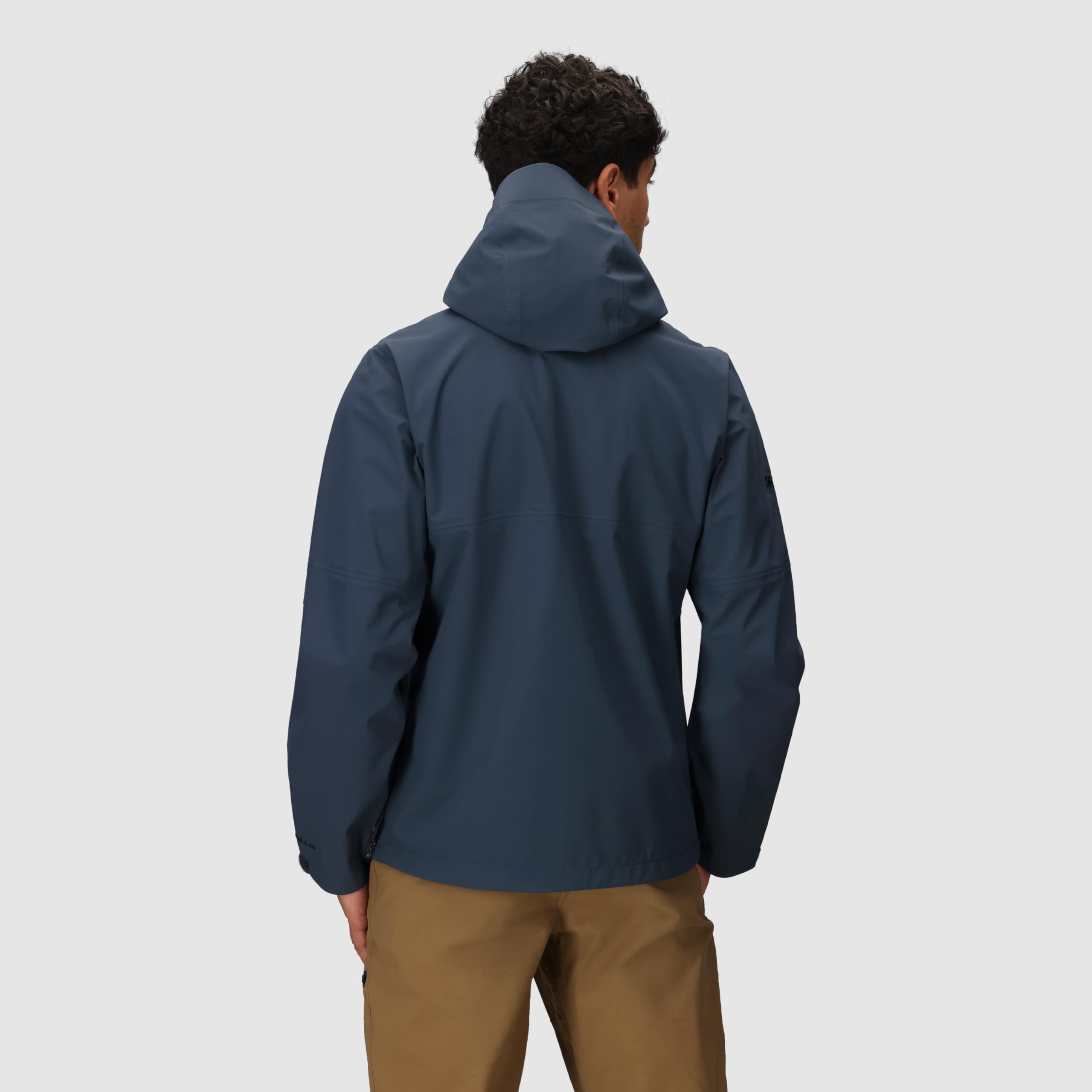 Outdoor Research Foray 3L jacket front zip pocket keeps essentials secure