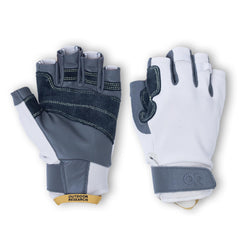 Outdoor Research Fossil Rock II gloves in Oyster, palm overlays, for dexterity and all-day comfort