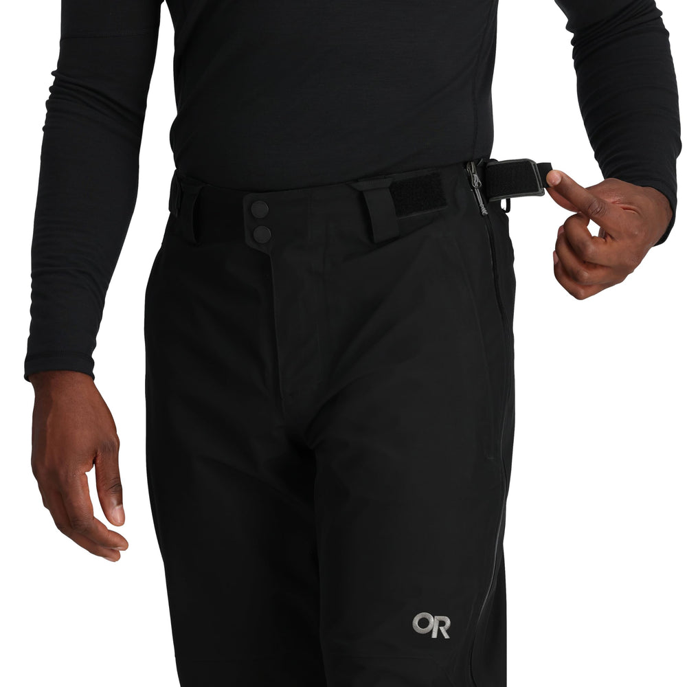 Outdoor Research Headwall Gore-Tex 3L pants scuff guards protecting cuffs
