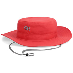 Outdoor Research Helios sun hat in Moondust provides UPF 50+ sun protection on outdoor adventures.