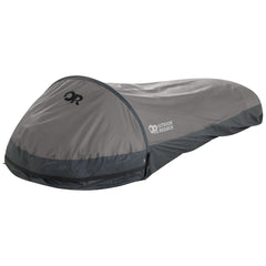 Outdoor Research Helium Bivy clamshell-opening makes easy access in the field