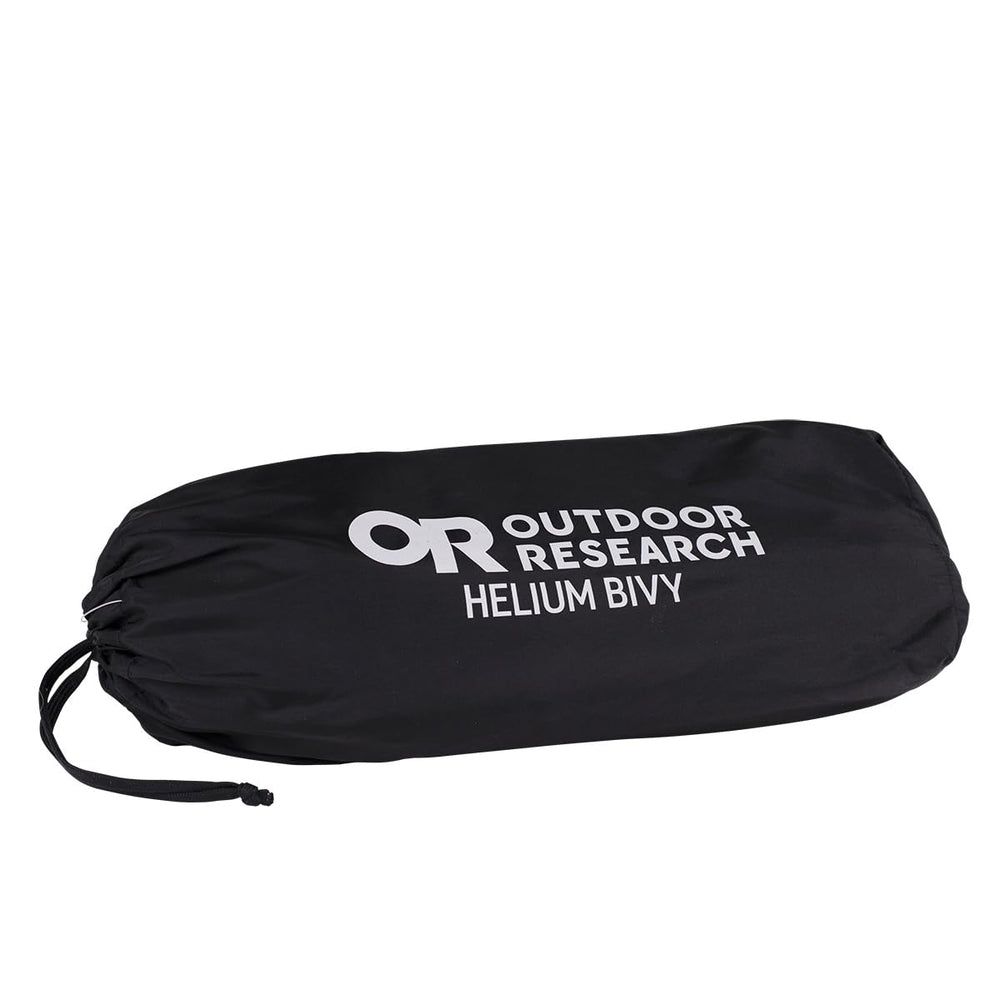 Outdoor Research Helium Bivy internal-fly-fasteners enable quick seal and setup