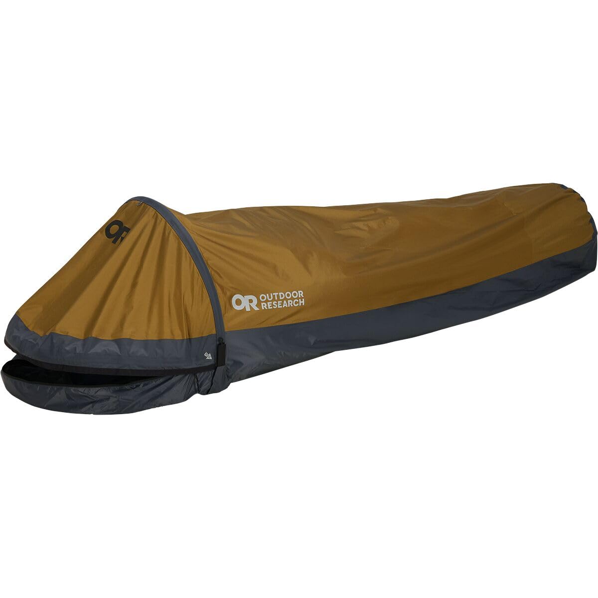 Outdoor Research Helium Bivy packs down compactly for emergency kits.