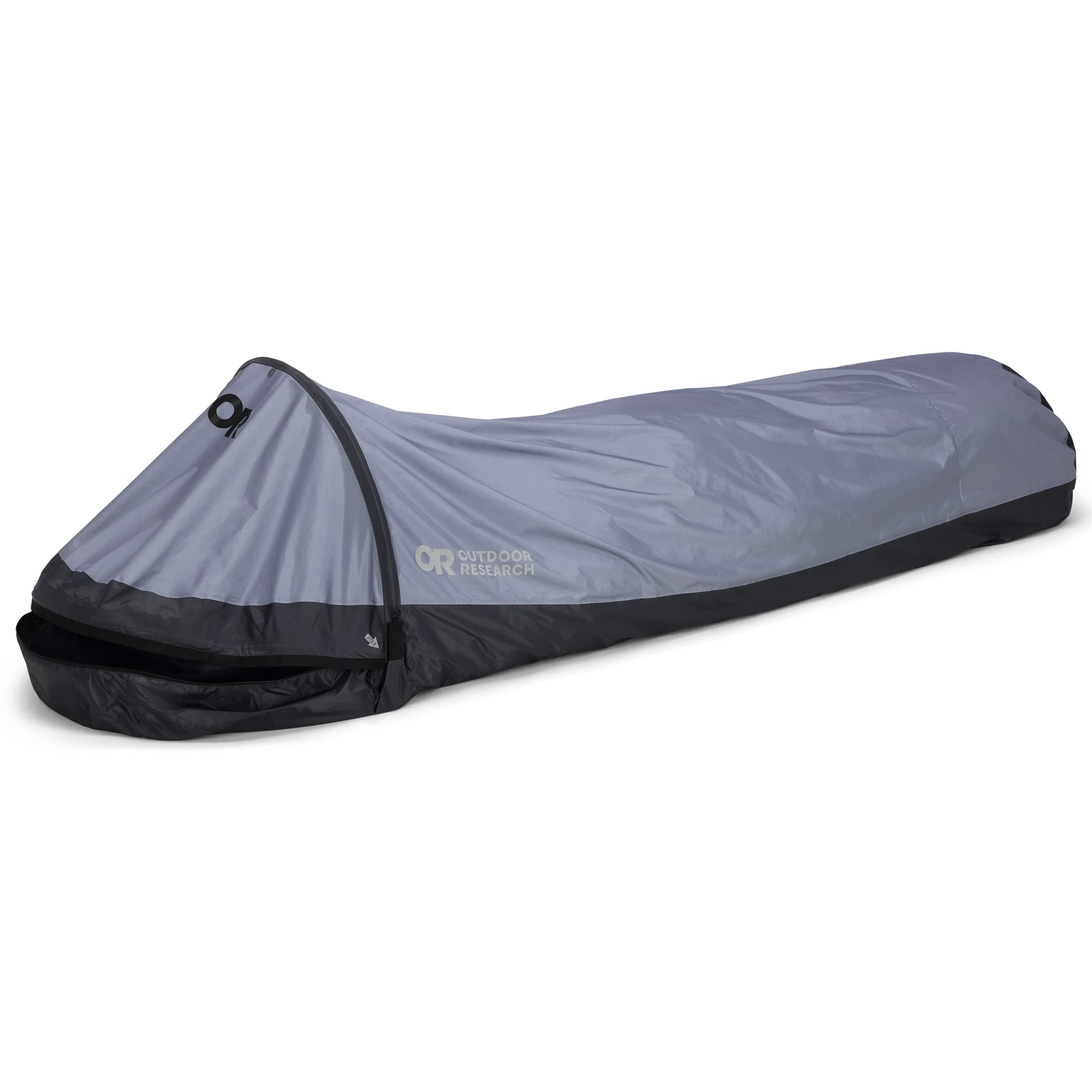 Outdoor Research Helium Bivy slate packable design for ultralight packs