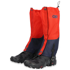 Outdoor Research Helium Leg Gaiters on boot offer waterproof protection for fast hikers.