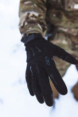 Outdoor Research Ironsight Sensor Gloves fingers tactility for delicate tasks on the go.