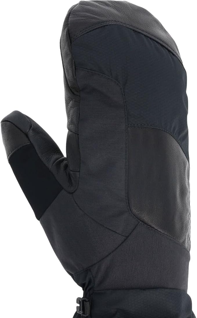 Outdoor Research Prevail heated mitts battery pack closeup of rechargeable power source.