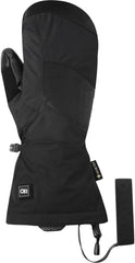 Outdoor Research Prevail heated mitts side view highlighting rugged waterproof shell.