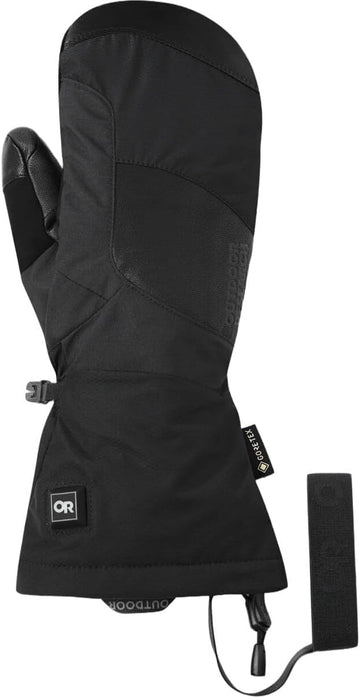 Outdoor Research Prevail heated mitts backhand view with waterproof exterior