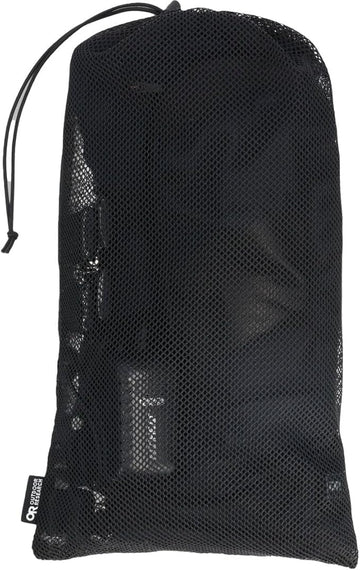 Outdoor Research Prevail heated mitts on winter adventure in snow