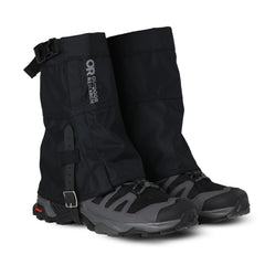 Outdoor Research Rocky Mountain Low Gaiters II on trail protect ankles from debris and moisture