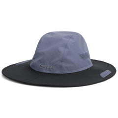 Outdoor Research Seattle Rain Hat front view highlights packable design and adjustable fit.