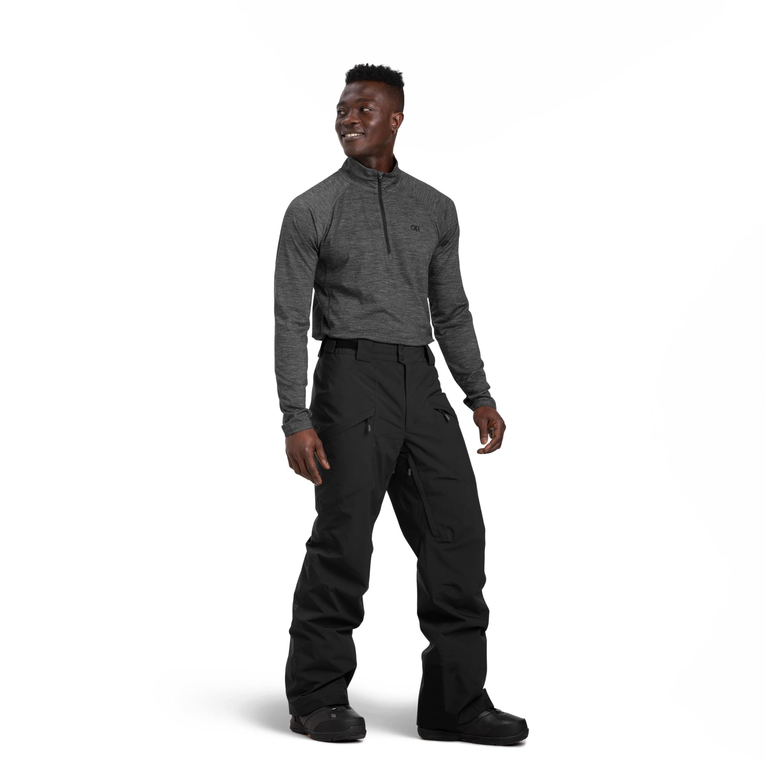 Outdoor Research Snowcrew Pants front view for winter hiking