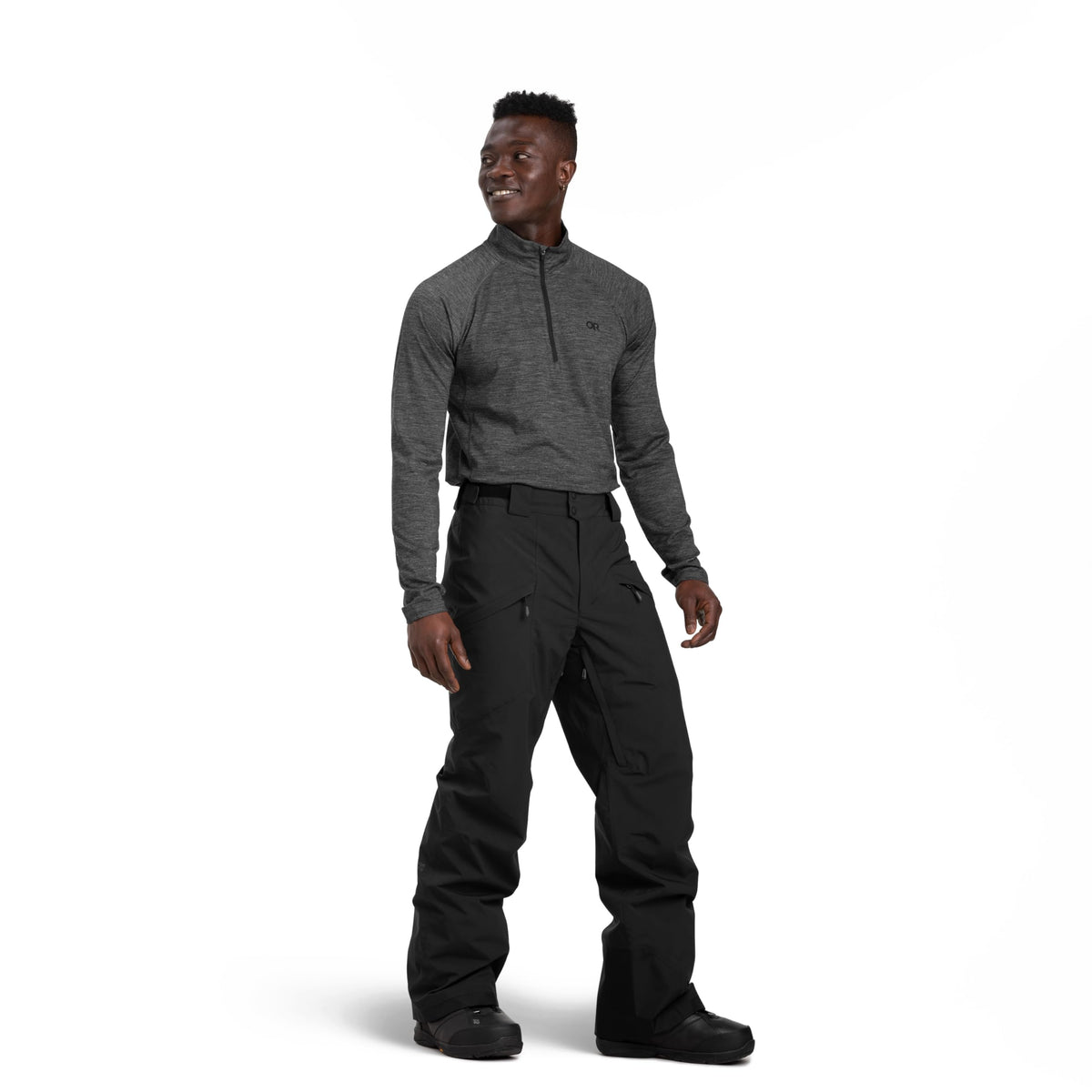 Outdoor Research Snowcrew Pants front view for winter hiking