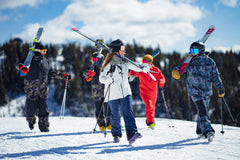 Outdoor Research Snowcrew Pants side view showing mobility-friendly design