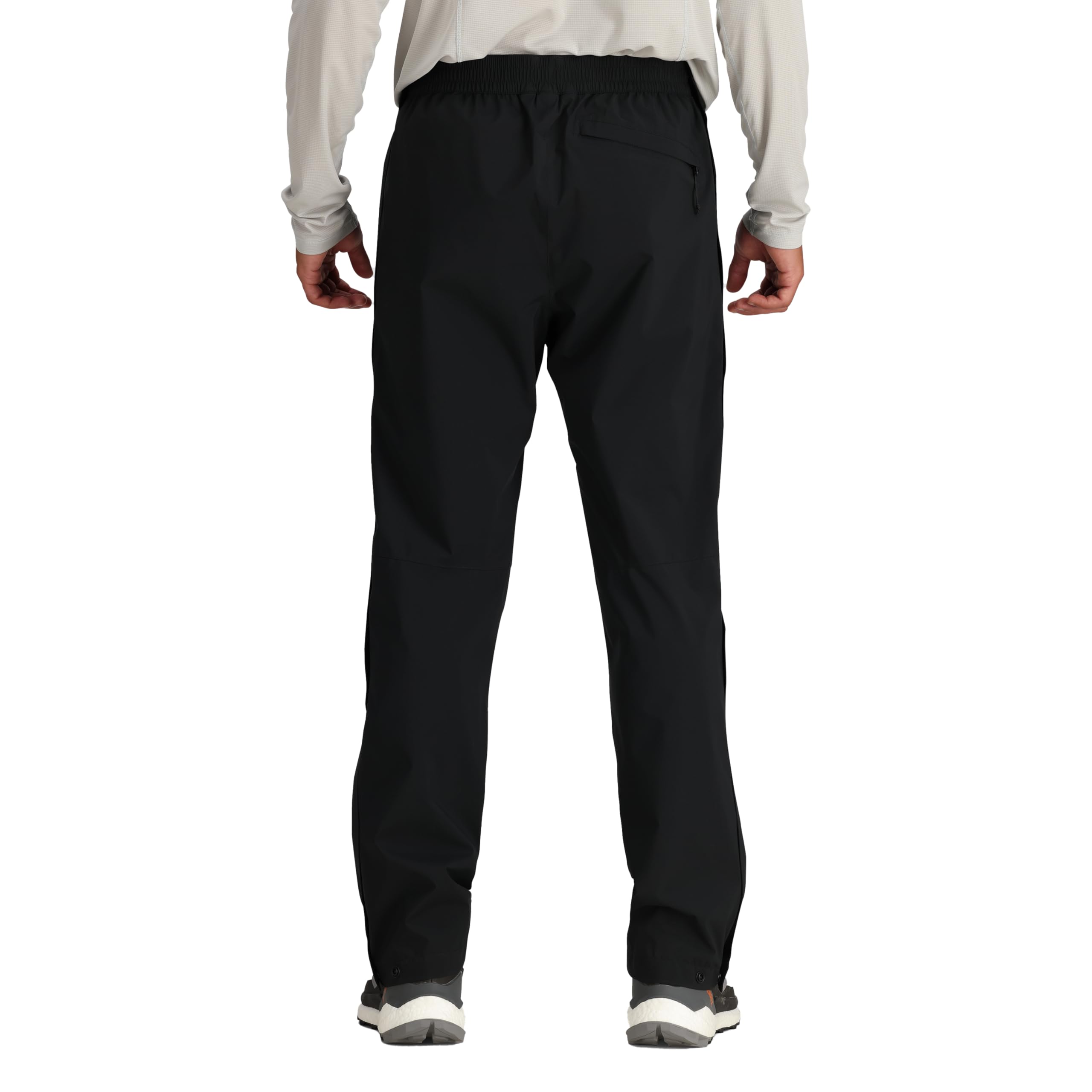 Outdoor Research Stratoburst pants back view highlighting durable seat area.