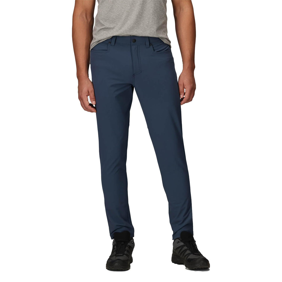 Outdoor Research Timberline fleece-lined pants front view, warmth and UPF 50+ sun protection.