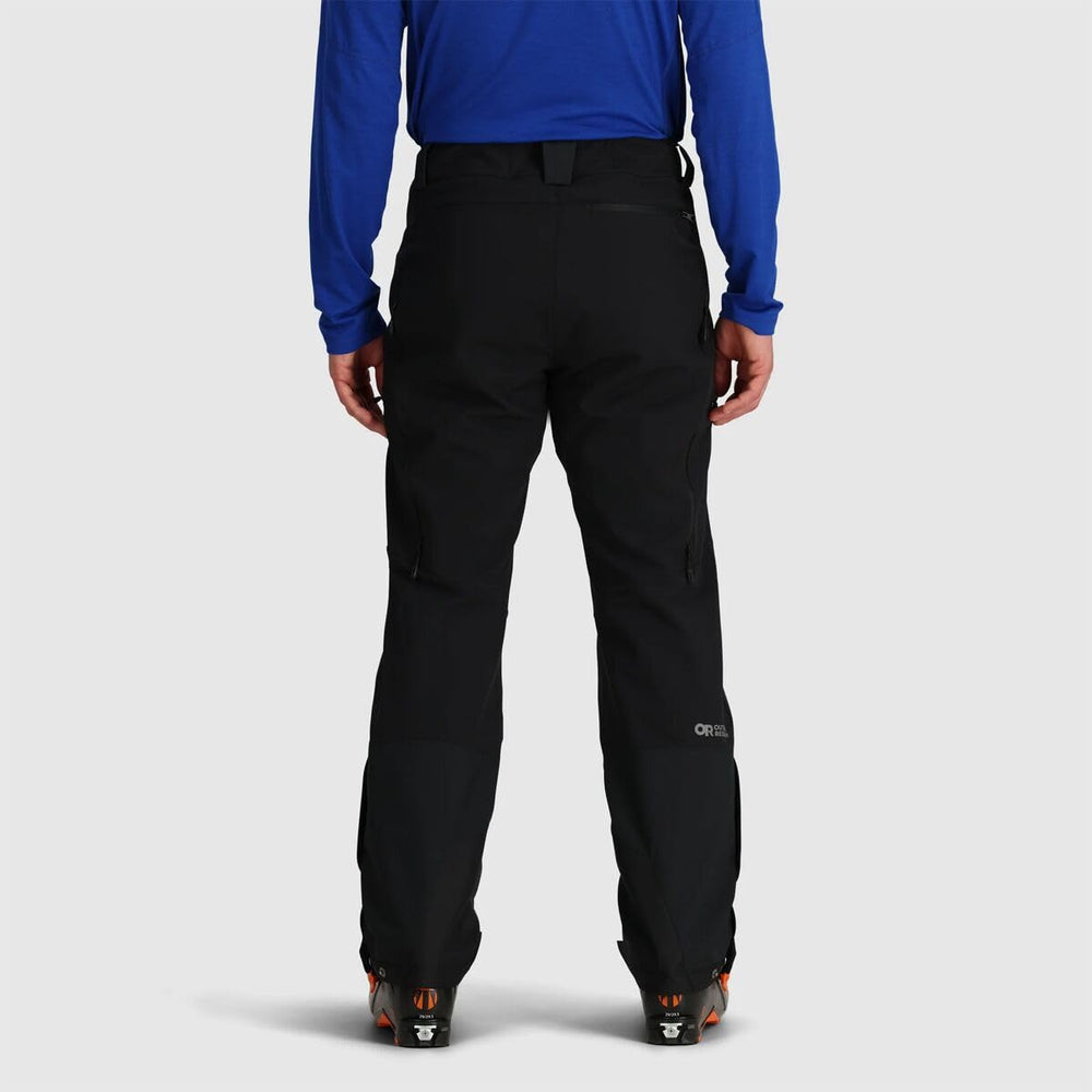 Outdoor Research Trailbreaker Pants back view highlighting durable construction for rugged days.