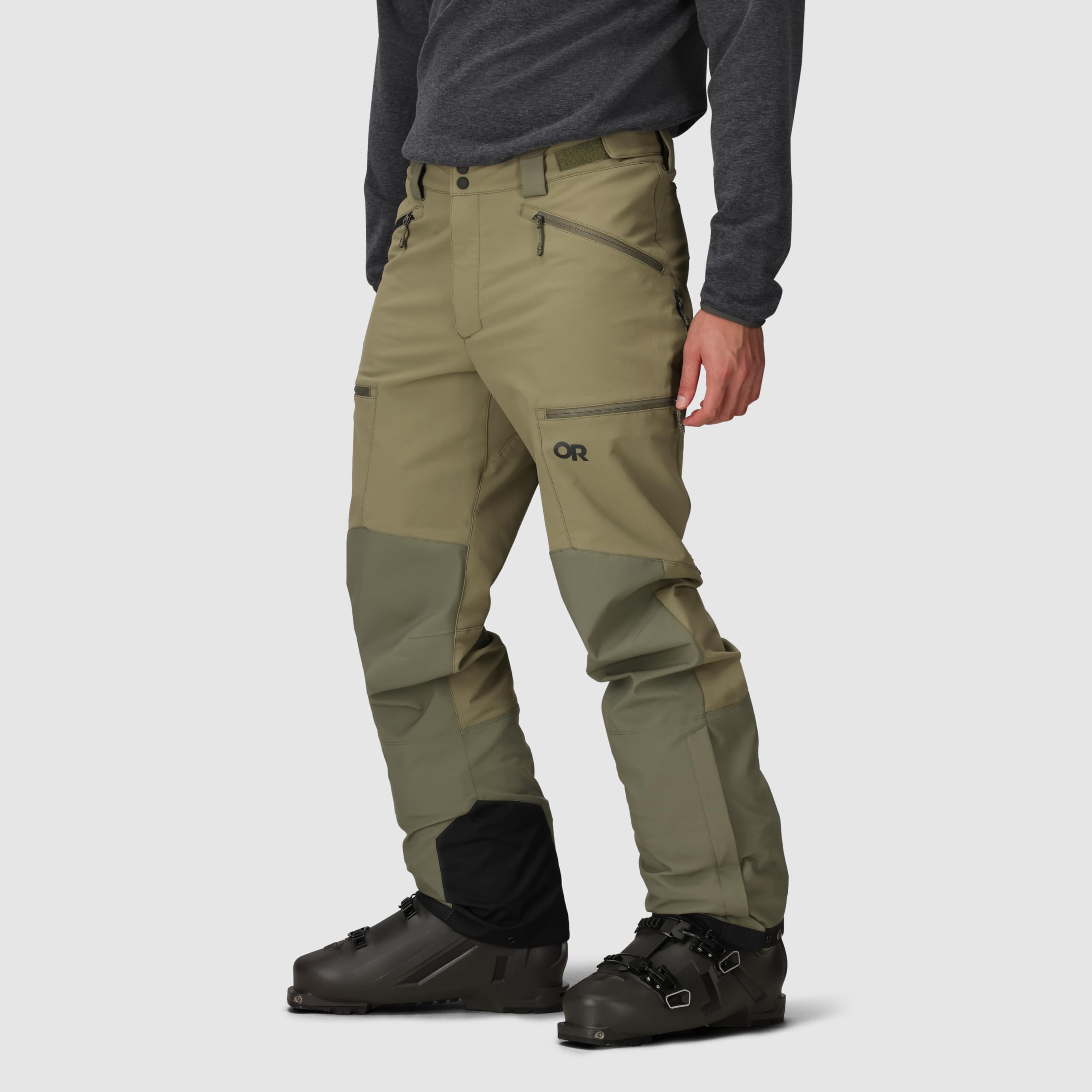 Outdoor Research Trailbreaker Tour Pants back view with reinforced pocket layout