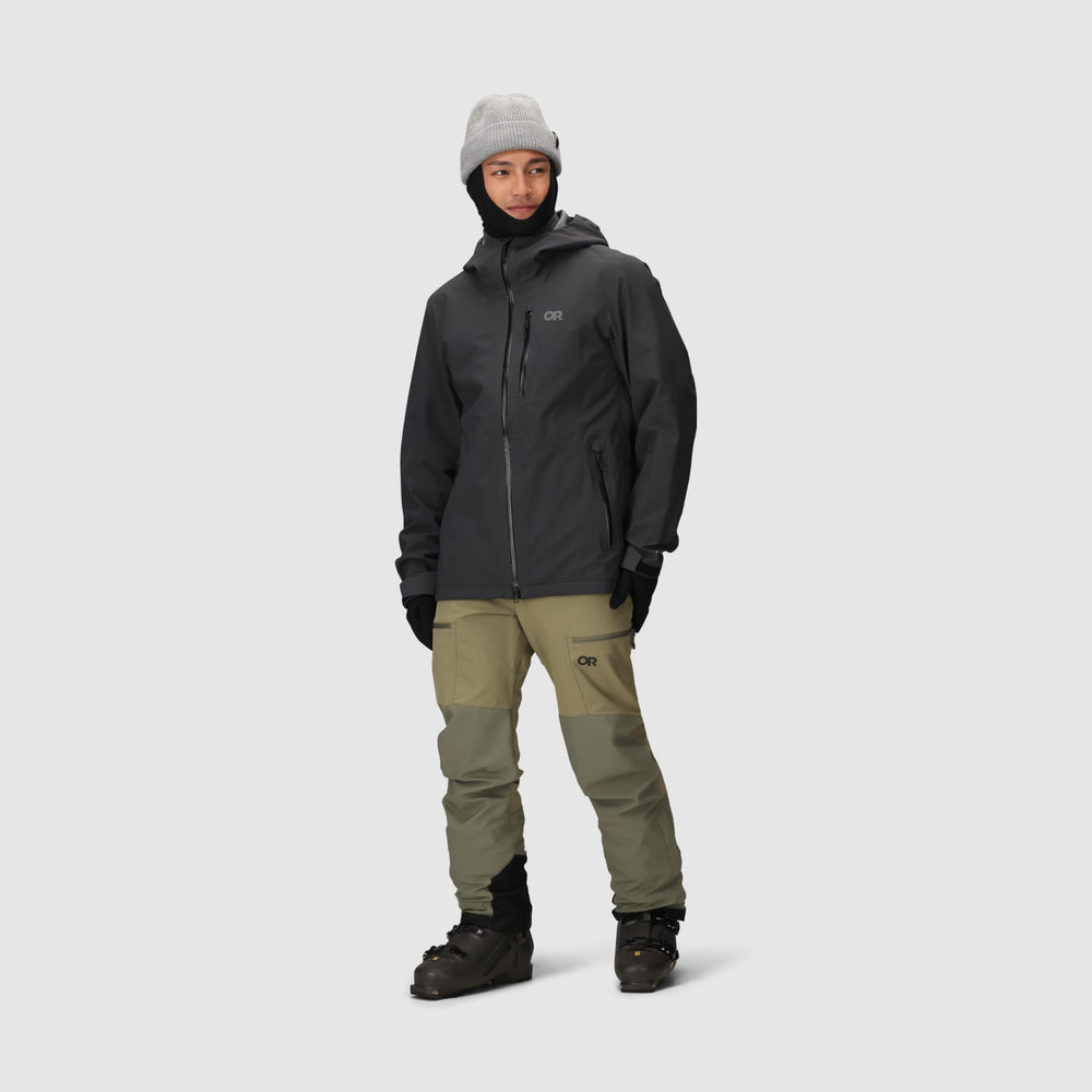 Outdoor Research Trailbreaker Tour Pants lower-leg fabric close-up highlights durable weave