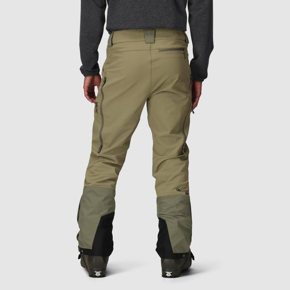 Outdoor Research Trailbreaker Tour Pants upper-leg fabric close-up shows stretch double weave