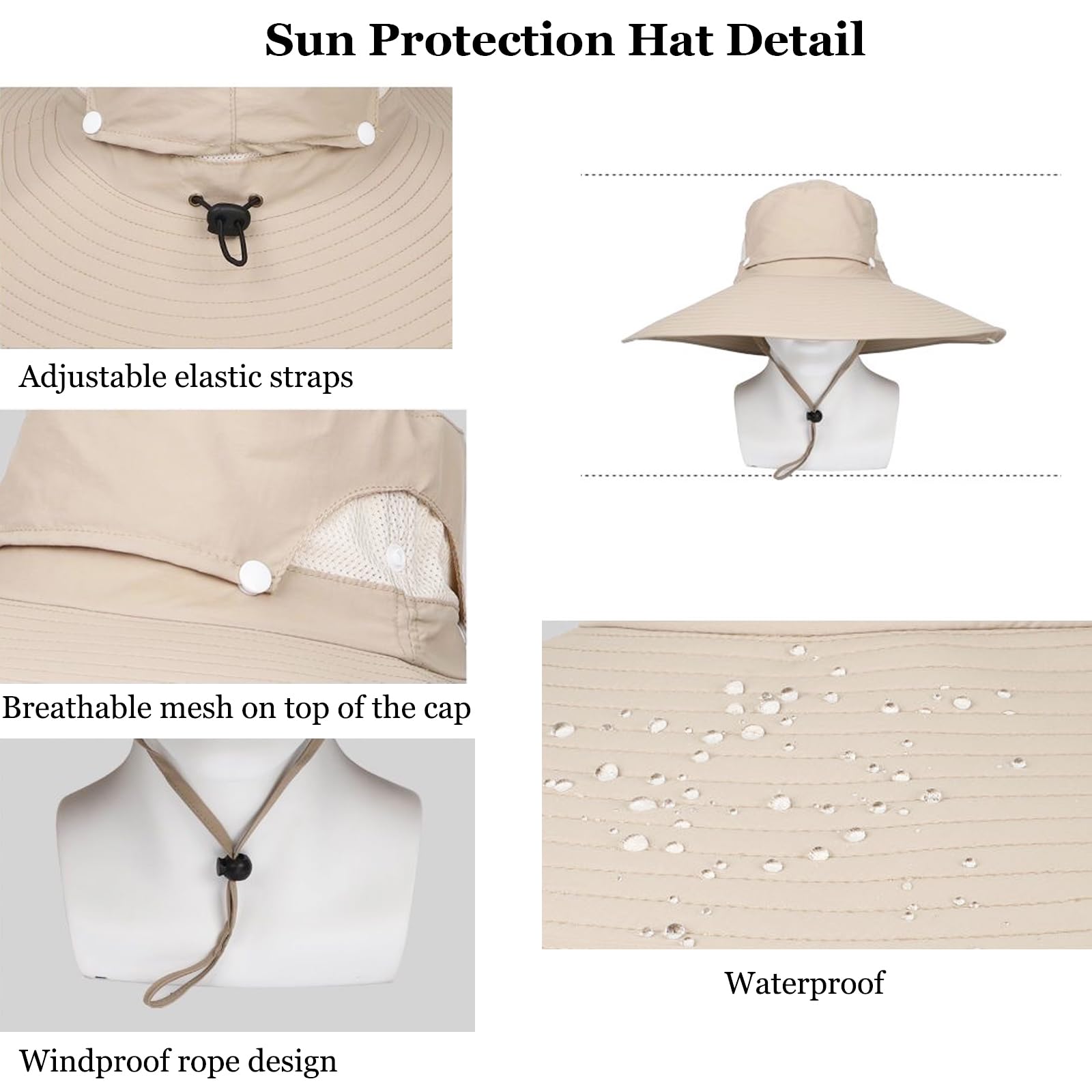 Person wearing sun hat during hiking